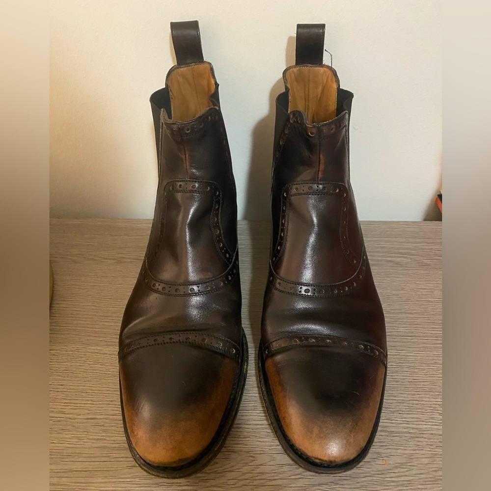 Gucci leather boots s